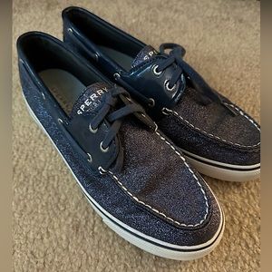 Blue Glitter Sperry’s